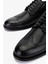 Erkek Hakiki Deri Siyah Klasik Ayakkabı 183 VAL-22056 K Erk Ayk Y25 Sıyah 3