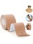 Sporcu Bandı 5 Metre x 5 cm Kinezyo Tape Beauty Yüz Bölgesi Için Cotton Kinesyo (5 Adet) 5