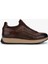 Erkek Hakiki Deri Kahverengi Sneakers & Spor Ayakkabı 383 VAL-6094 Erk Ayk Y25 Kahve Slvr 1