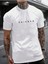 Beyaz Chicago Baskılı Oversıze Bol Kesim Tshirt 1