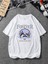 Beyaz Oversıze Forever Clımbıng Baskılı Bol Kesım Tshirt 1
