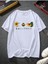Beyaz Oversıze Avokado Japan Yazılı Tasarım Baskılı Bol Kesım Tshirt 1