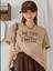 But First Coffee Camel Oversize Boyfriend Kadın T-Shirt 2