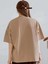 But First Coffee Camel Oversize Boyfriend Kadın T-Shirt 3