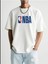 Basket Logo Baskılı Beyaz Oversize Tshirt 1
