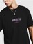 Siyah Oversıze Paradıse Baskılı Bol Kesım Tshirt 1