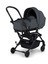 Connect 3 Black-Grey Bebek Arabası / Yan Düzenleyici / Grey-Black Yan Bakım Çantası / Grey Portbebe 3