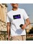 Beyaz Oversıze Abstract Baskılı Bol Kesım Tshirt 1