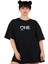 Oversize One Baskılı Siyah Unısex Tshirt 2