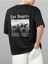 Unısex Los Angeles Ön/arka Baskılı Oversıze Siyah Tshirt 1