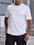 Beyaz Oversıze Newyork Baskılı Bol Kesım Tshirt 1