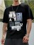 Siyah Oversıze Nature Baskılı Bol Kesım Tshirt 1