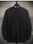 Unisex Whatever Baskılı Oversize Pamuklu Sweatshirt 2