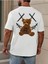 Unisex Teddy Ayıcık Baskılı Oversize %100 Pamuk T-Shirt 1
