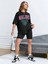 Unisex Malibu Baskılı Oversize %100 Pamuk T-Shirt 3