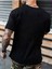 Unisex Why Baskılı Oversize %100 Pamuk T-Shirt 2