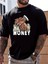 Unisex Money Baskılı Oversize %100 Pamuk T-Shirt 1