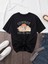 Unisex Ccowboy Baskılı Oversize %100 Pamuk T-Shirt 1