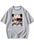 Unisex Anime Baskılı Oversize %100 Pamuk T-Shirt 1