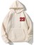 Unisex Bej Los Angeles 23 Baskılı Oversize Kapüşonlu Sweatshirt Hoodie 2
