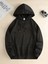 Unisex Stare Baskılı Oversize Kapüşonlu Sweatshirt Hoodie 2