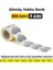 Kalp Kesimli Gümüş Yaldız Çok Amaçlı Etiket 1cm (500 Adet) 1