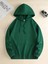Unisex Stare Baskılı Oversize Kapüşonlu Sweatshirt Hoodie 2