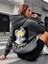 Unisex Intense Feelings Baskılı Oversize Pamuklu Kışlık Sweatshirt Hoodie 4