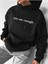 Unisex You Are Enough Baskılı Oversize Sweatshirt Hoodie 3