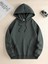 Unisex Upside Domn Baskılı Oversize Kapüşonlu Sweatshirt Hoodie 2
