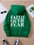 Unisex Faith Baskılı Oversize Sweatshirt Hoodie 1