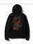 Siyah Kapüşonlu Sweatshirt Arkası Baskılı 1