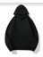 Siyah Kapüşonlu Sweatshirt Arkası Baskılı 2