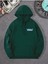 Unisex Nefti Yeşil Angels Kanat Baskılı Oversize Sweatshirt Hoodie 3