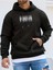Unisex Focus Baskılı Oversize Sweatshirt Hoodie 1
