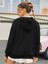 Unisex Siyah Nyc Brooklyn Baskılı Oversize Sweatshirt Hoodie 2