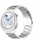 Huawei Watch Gt3 Pro 43MM Seramik Uyumlu Kordon Klasik Baklava Model Paslanmaz Çelik Metal Kayış 1