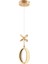 Istanbul Avize Zeus Tekli Gold 3 Renk Ledli Modern LED Avize 2