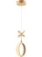 Istanbul Avize Zeus Tekli Gold 3 Renk Ledli Modern LED Avize 4