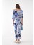 Çiçek Desenli Penye Bluz Pantalon Takım 4