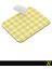 Sarı Ekose Pötikare Desenli Ergonomik Mouse Pad - 23 x 19 cm - Kaymaz Taban Ev ve Ofis Kullanımı Fare Altlığı Mousepad 5