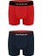 DZNVD1103 Düz Kırmızı - Lacivert Erkek Boxer 1