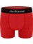 DZNVD1103 Düz Kırmızı - Lacivert Erkek Boxer 3