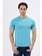 Regular Fit Bisiklet Yaka %100 Pamuk Kısa Kollu Basic Penye T-Shirt-PE3601TY22 3