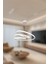 Modern Beyaz Space Model 3 Renk (Beyaz&sarı&günışığı) LED Avize 1