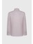 Pamuklu Oxford Slim Fit Dar Kesim Gizli Düğmeli Yaka Armürlü Gömlek 4
