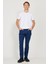 Slim Fit Dar Kesim 5 Cep Pamuklu Denim Jean Kot Pantolon 3