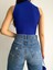Zincir Detaylı Esnek Kumaş Crop/bluz 4