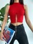 Zincir Detaylı Esnek Kumaş Crop/bluz 1