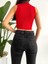 Zincir Detaylı Esnek Kumaş Crop/bluz 2